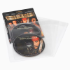 25 CD DVD or Blu-Ray Media Living Clear Movie Sleeves