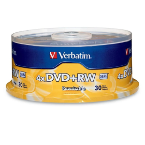 4.7GB 4X DVD+RW 30 Packs Spindle Disc Model 94834