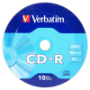 CD-R 700MB 80 Minute 52X Recordable Blank Disc 10 Pack Wrap