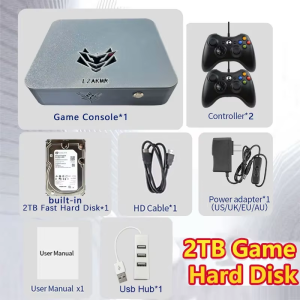 Ultimate Gaming Experience AK1 N100 Game Box Windows11 2TB Games System with 70000+ Games Support PS2/PS3/WII/SS/GAMECUBE
